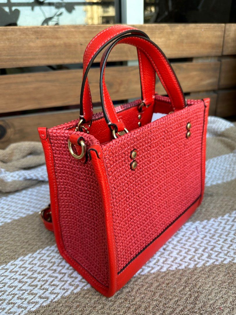 Coach dempsey 22 red (Category: Luxury Bags & Wallets) located in Pasig City. Submitted by jackie_ginger (Listing ID 1200003285, Image 3). Description: Onhand with tag and care card 💯 orig.