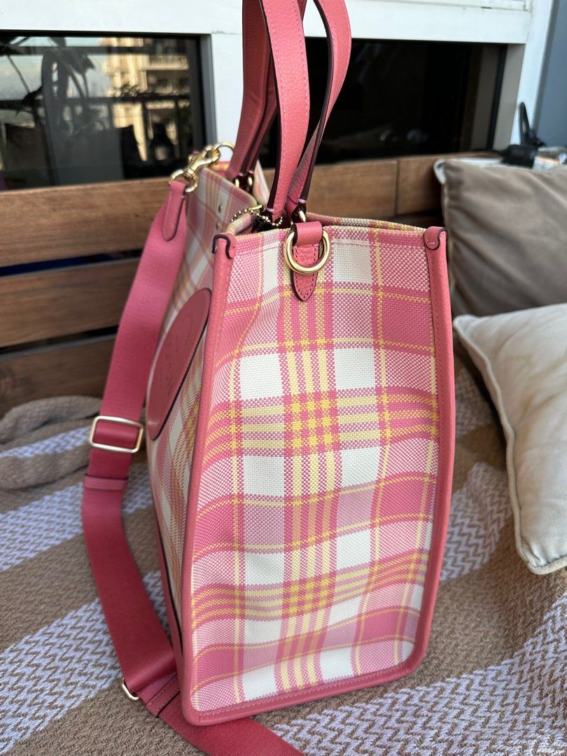 Coach Dempsey 40 Pink (Category: Luxury Bags & Wallets) located in Pasig City. Submitted by jackie_ginger (Listing ID 1166677101, Image 2). Description: Onhand with tag and care card 💯orig.