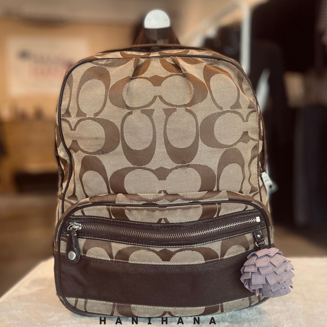 Coach best sale backpack large