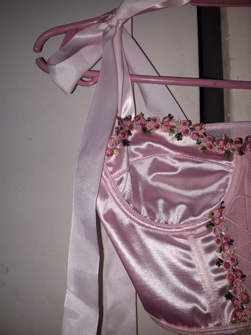 Ribbon Front Corset Top