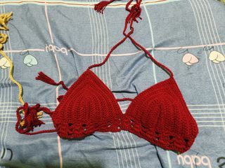 Crochet bikini top