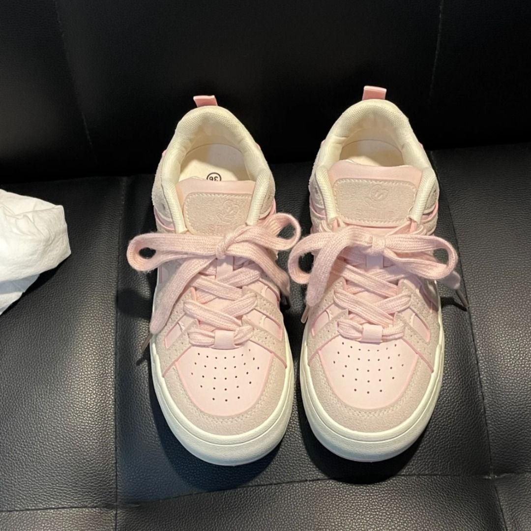 Cute pink tennis shoes cheap