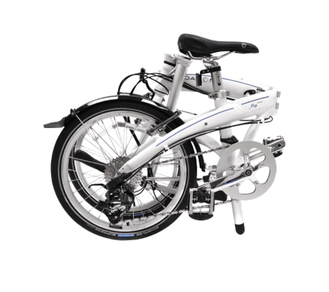 Dahon MU P24 Foldable Bicycle White Sports Equipment Bicycles Parts Bicycles on Carousell