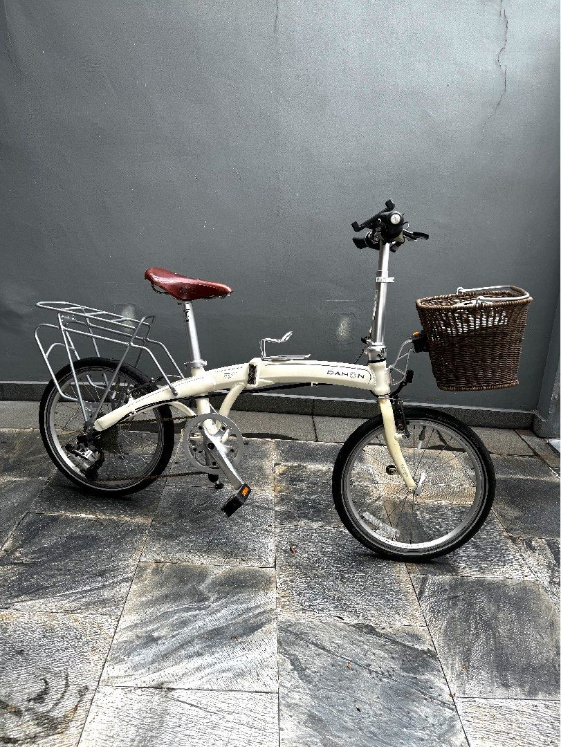Dahon MU P24 Foldable Bicycle White Sports Equipment Bicycles Parts Bicycles on Carousell