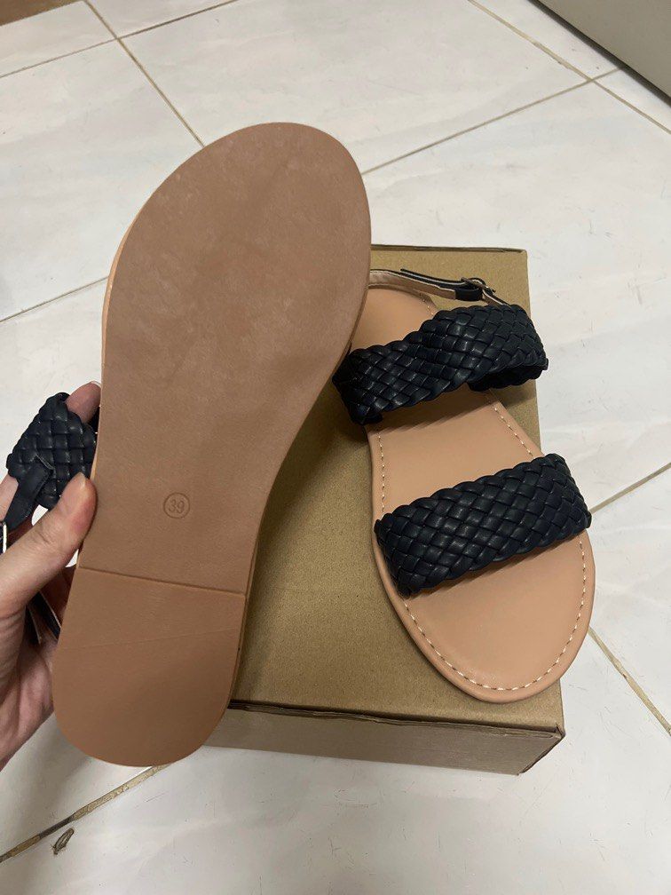 Dark navy outlet blue sandals