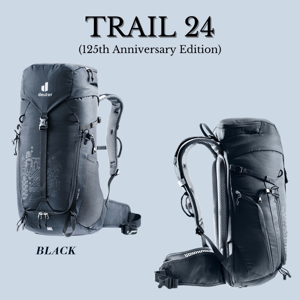 Deuter Futura 27L Backpack Blue Hiking Camping Trail Bag Good - View #2