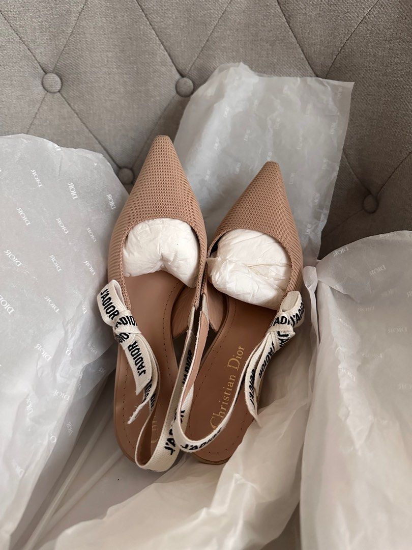 Christian dior slingback pumps top