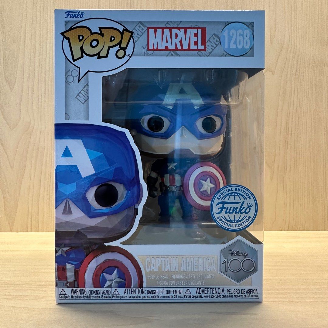 Funko Pop! Marvel: Captain America Facet