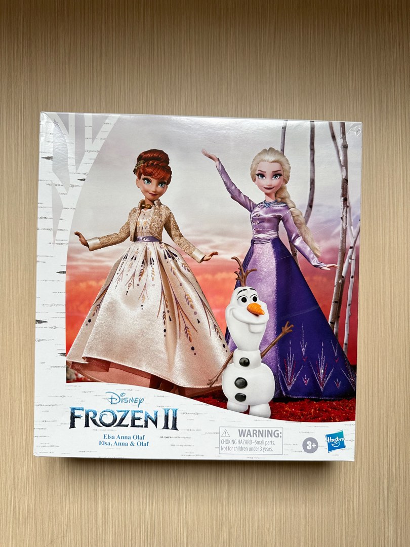 Disney Frozen 2 Elsa Anna Olaf hashbro doll, 興趣及遊戲, 玩具 & 遊戲類 - Carousell