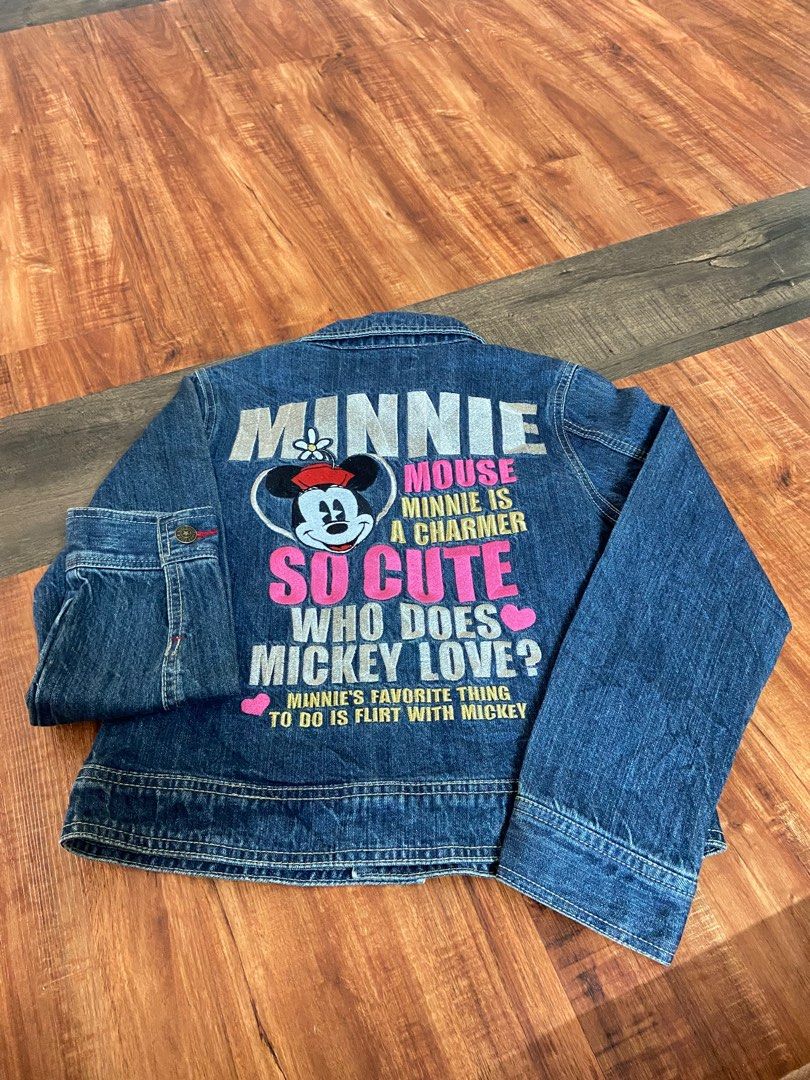 Minnie mouse club jean jacket online