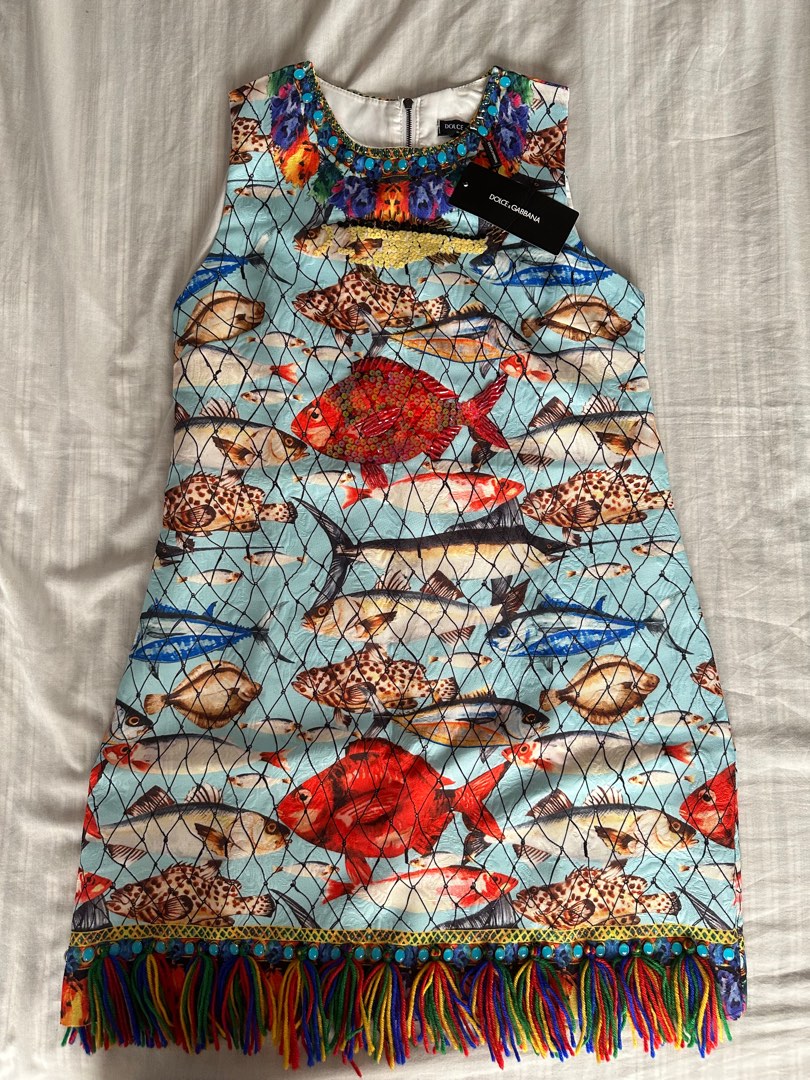 Dolce gabbana fish dress best sale