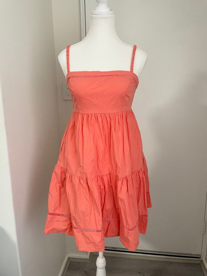 DOTTI Australia Coral Babydoll Dress Size S Women s Fashion Dresses Sets Dresses on Carousell