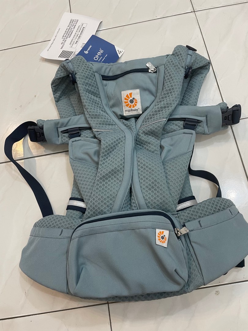 Omni Breeze Baby Carrier: Slate Blue