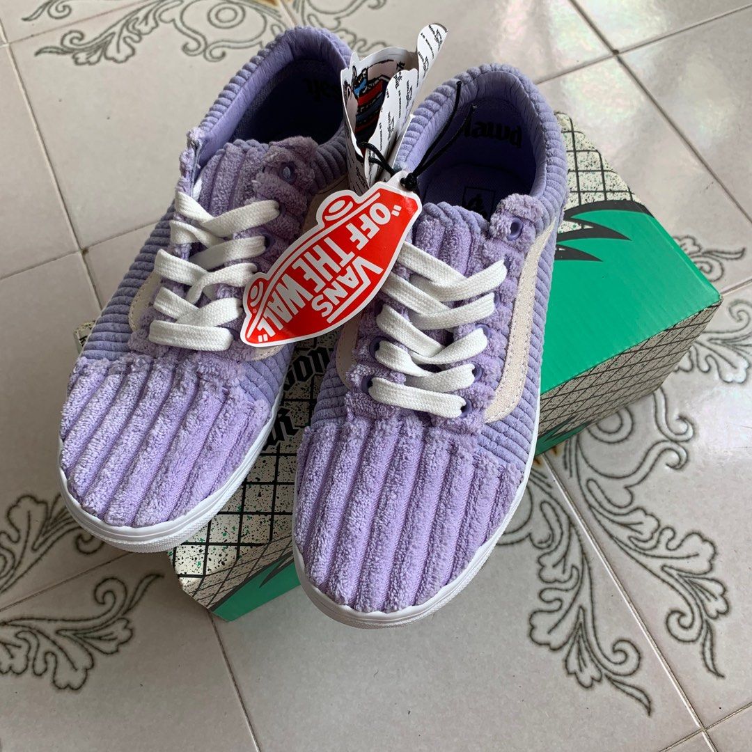 Purple corduroy vans hotsell