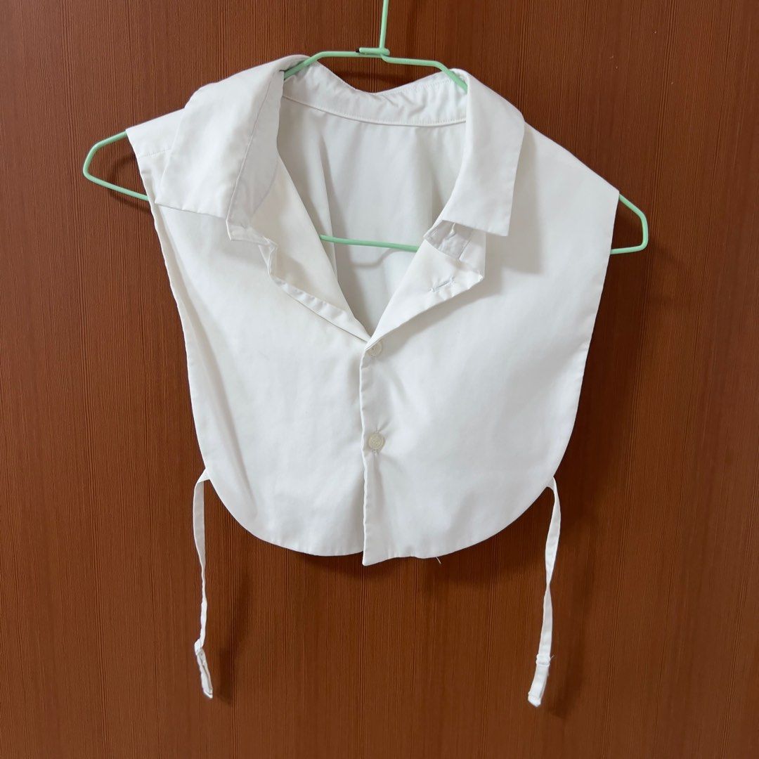 Fake Collar Half Shirt Blouse White Women s Fashion Tops