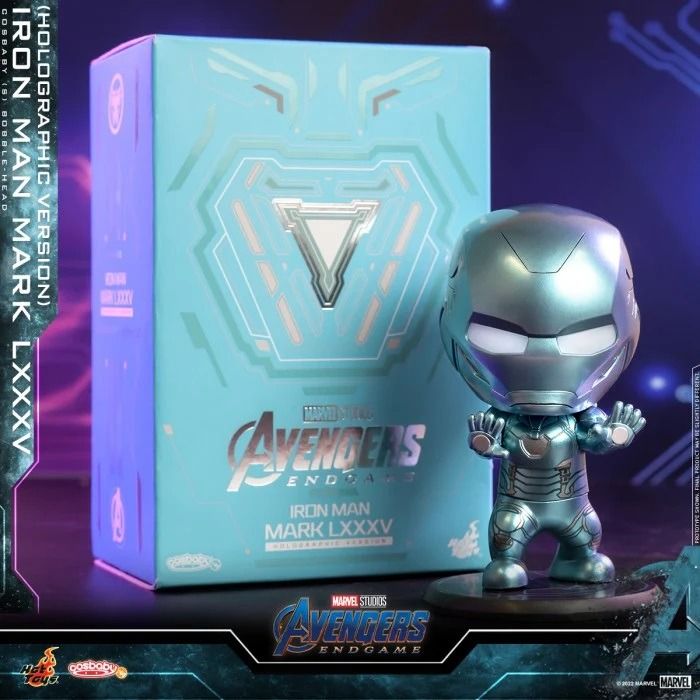Free Delivery Cosbaby Marvel Collection Avengers Endgame Iron Man Mark LXXXV Holographic Version