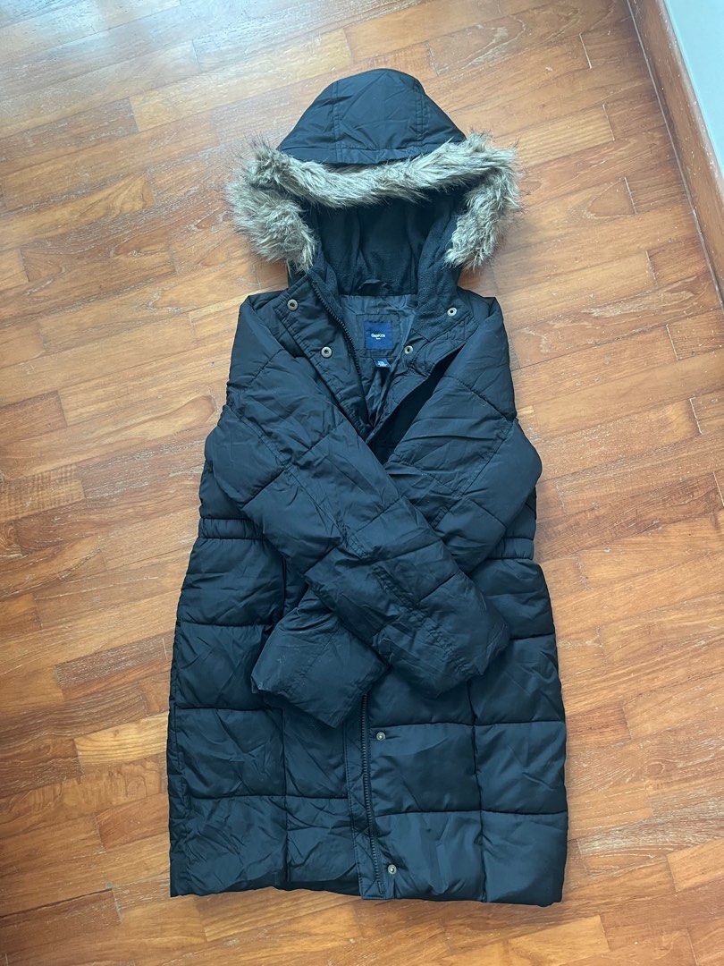 Puffer jacket on sale with fur lining
