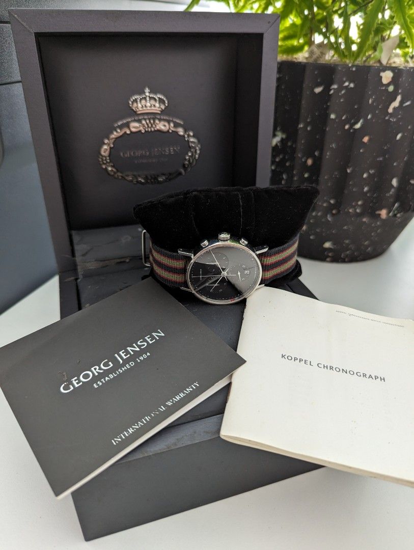 Georg jensen chronograph best sale