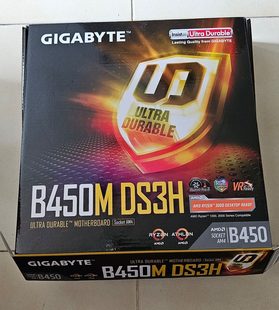 Gigabyte b450m ds3h ryzen 5 2600 outlet
