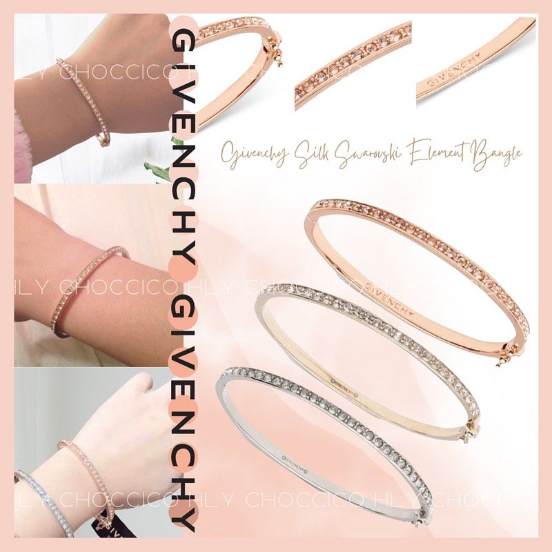 Silk swarovski new arrivals element bangle bracelet