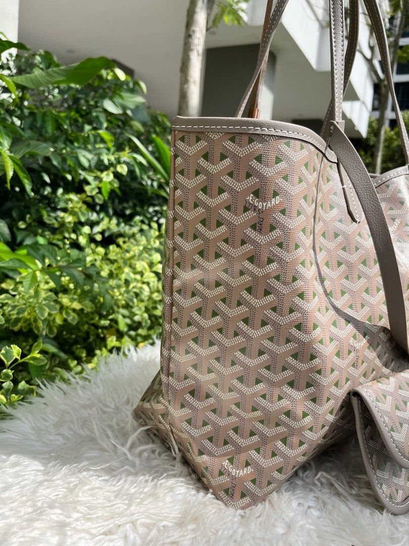 Khaki goyard bag hotsell