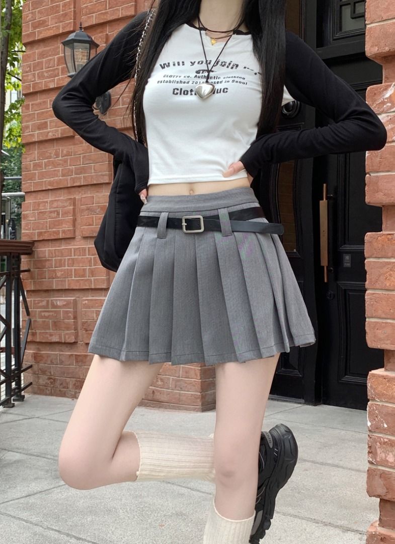 Skater shop skirt grey