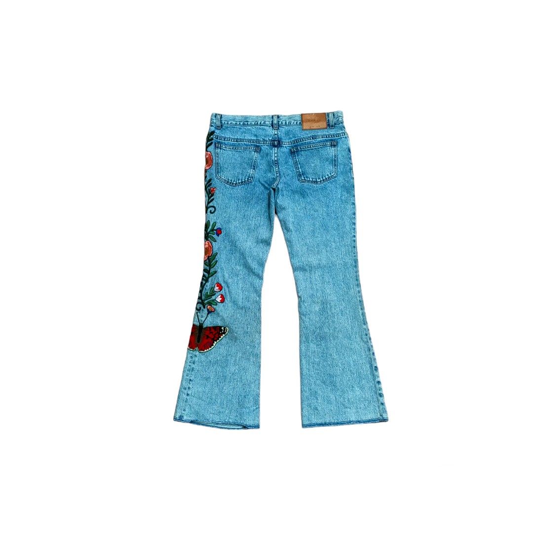 Gucci butterfly jeans online