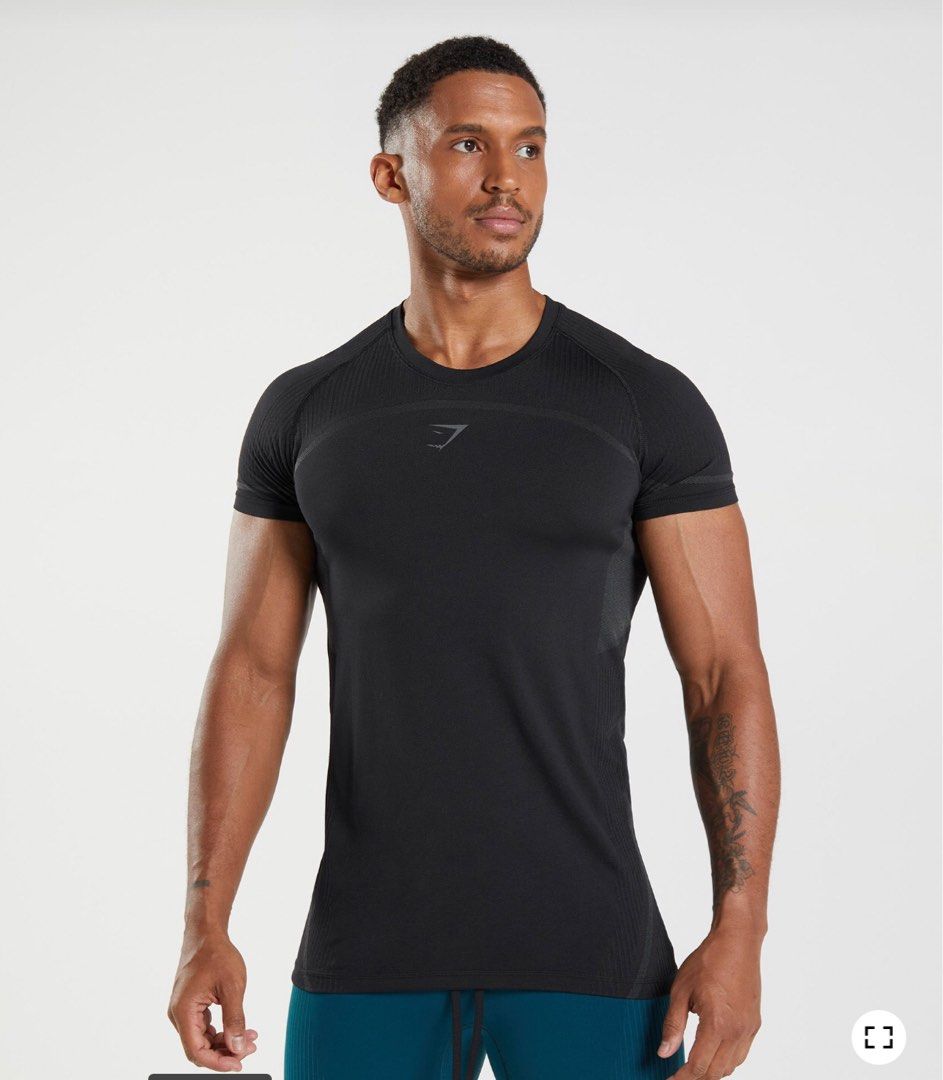 Gymshark Compression Shirt, Men's Fashion, Activewear on Carousell