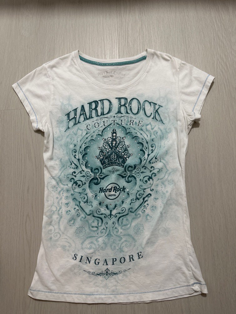 Hard Rock Singapore T shirt, Women's Fashion, Tops, Other Tops on Carousell