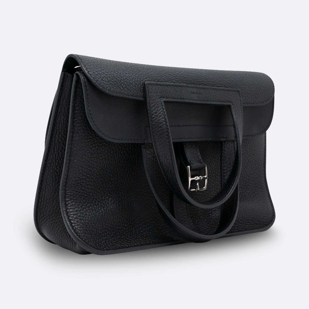 HALZAN 25 HANDLE BAG IN BABY PINK GRAINED CALFSKIN main image 0