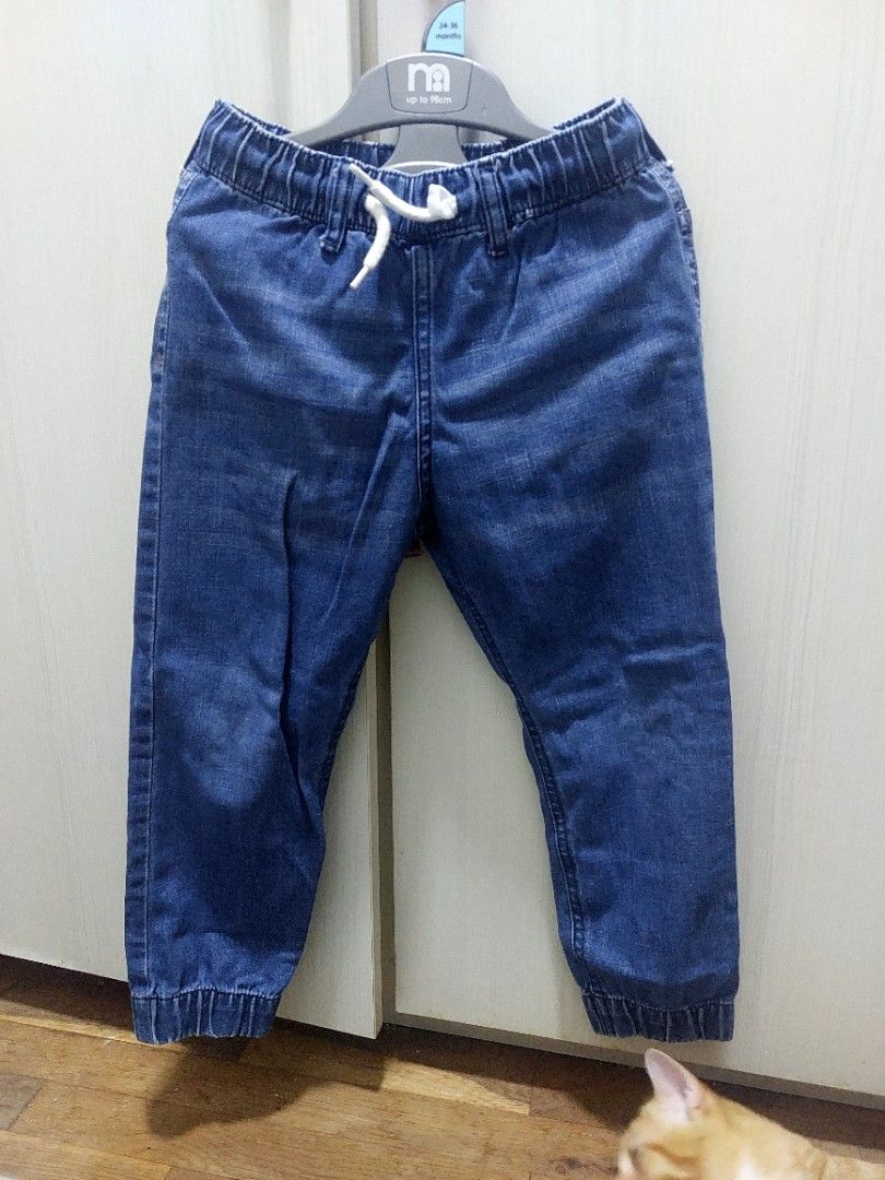 H&m denim discount jogger jeans