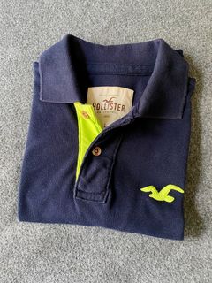 Hollister Henley Tshirt, Men's Fashion, Tops & Sets, Tshirts & Polo Shirts  on Carousell