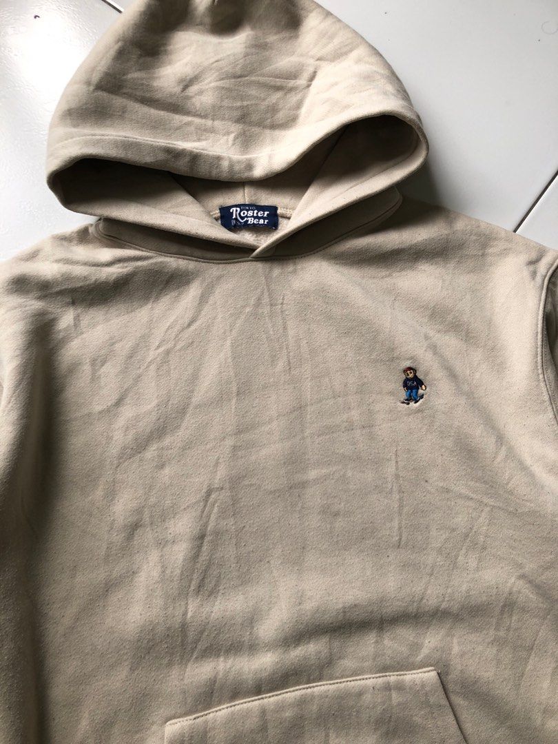 Hoodie with bear logo hotsell