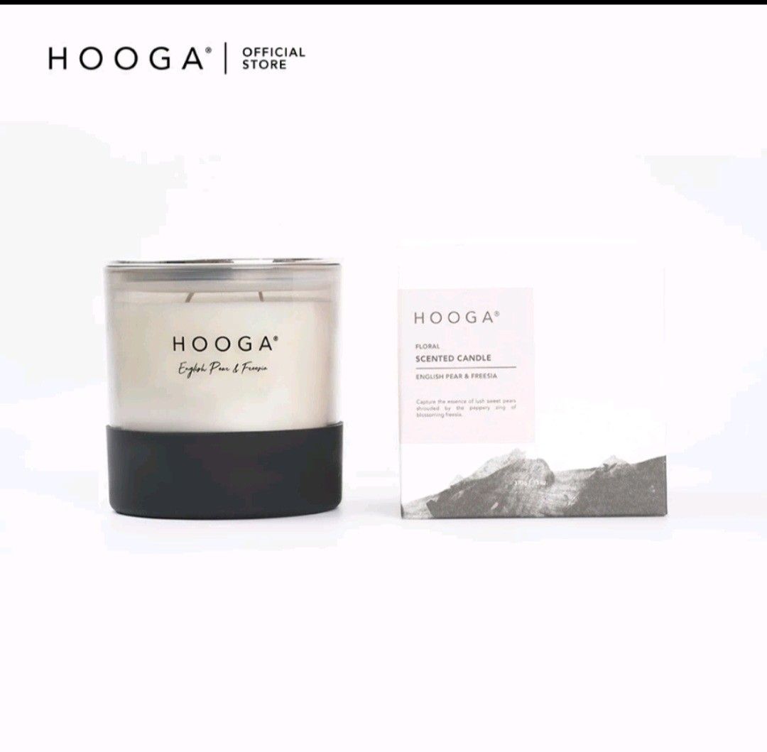 Hooga Scented Candle, Furniture Home Living, Home Fragrance on