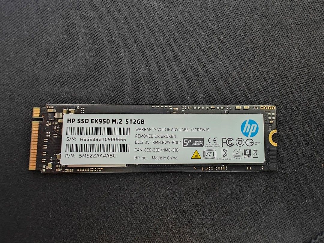 Hp ex950 512gb new arrivals