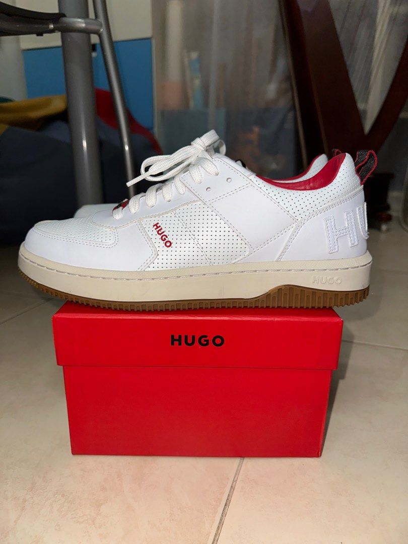 White hugo boss sneakers online
