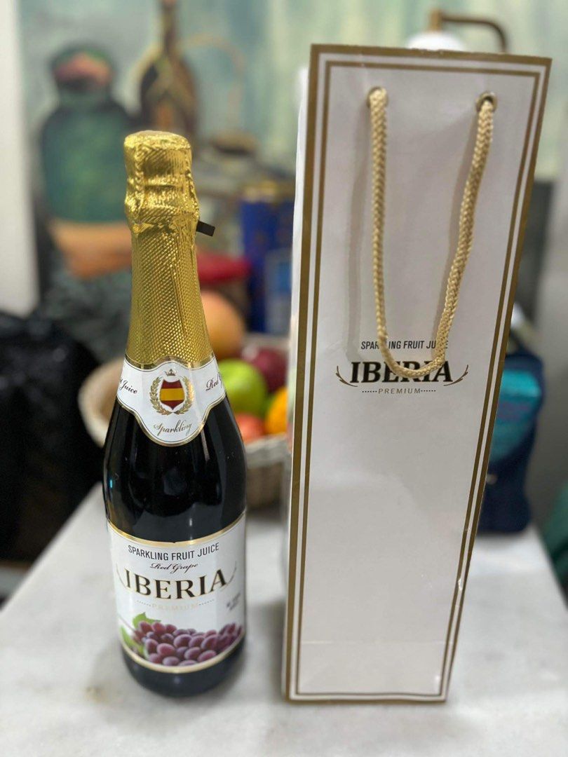 Iberia Sparkling Fruit Juice (Category: Other Food & Drinks) located in Rizal. Submitted by TheSweetSpotShoppe (Listing ID 1273271782, Image 3). Description: Taste the refreshingly sweet flavor of Iberia Sparkling Juice. Get the best health benefit of fresh grapes Good for the heart! Made with delicious red grapes and is non-alcoholic juice. Celebrate the season with family and friends This sparkling juice is the perfect treat for a celebration o