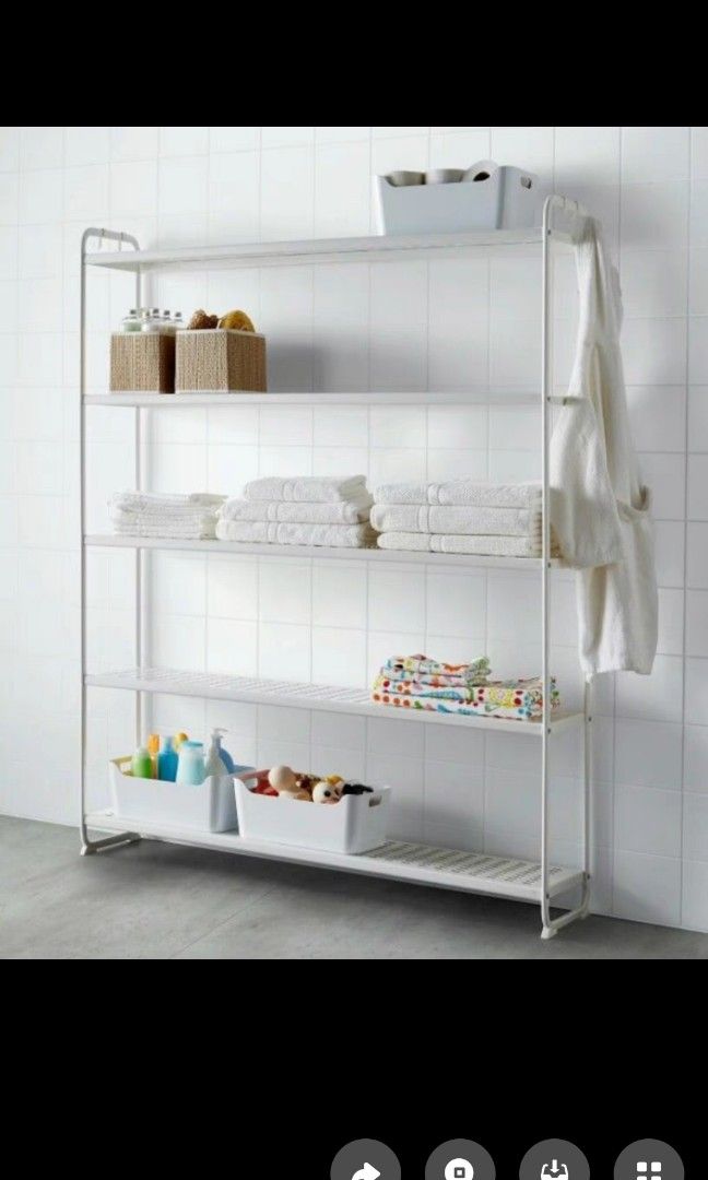 Ikea Mulig Shelving rack Furniture Home Living Furniture Shelves Cabinets Racks on Carousell