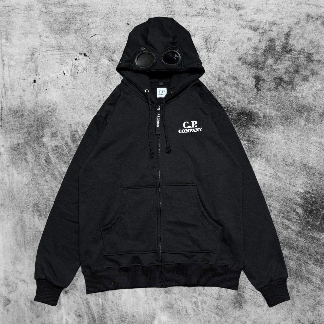 Jaket Goggle CP Company Goggle Jacket Hitam