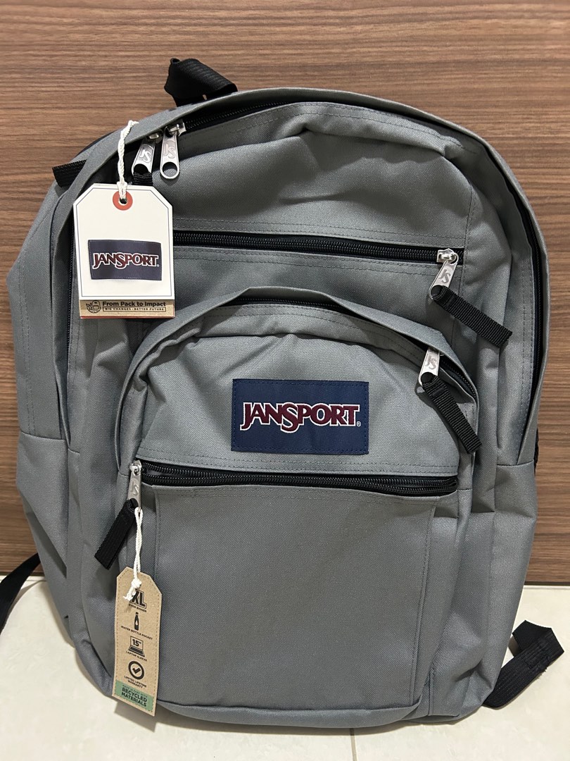 Jansport big student backpack forge grey new arrivals