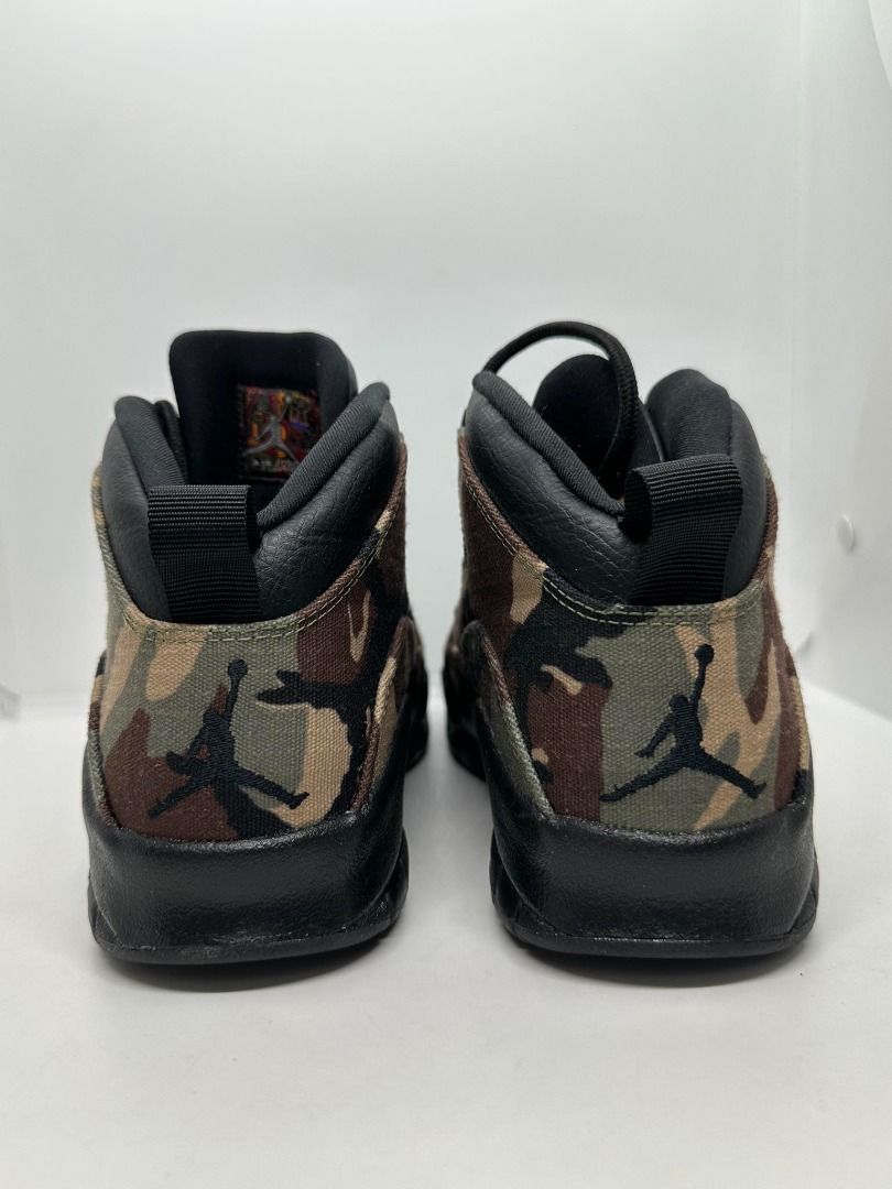 Jordan 10 Woodland Camo Size 7 Men s Fashion Footwear