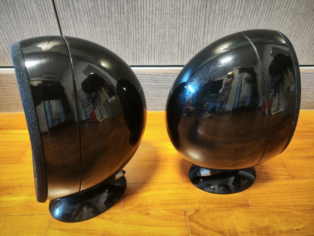 KEF HTS3001 Satellite Egg Speakers (pair), Audio, Soundbars, Speakers ...