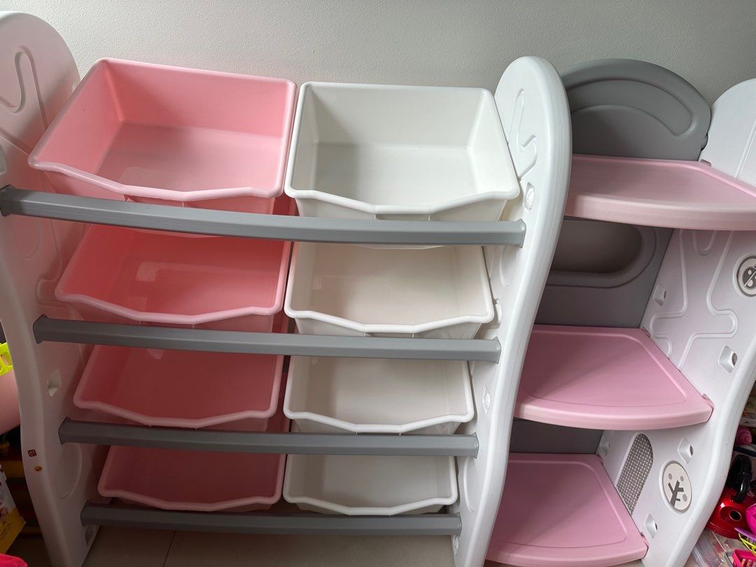 kids toy storage rack, Furniture & Home Living, Furniture, Shelves ...