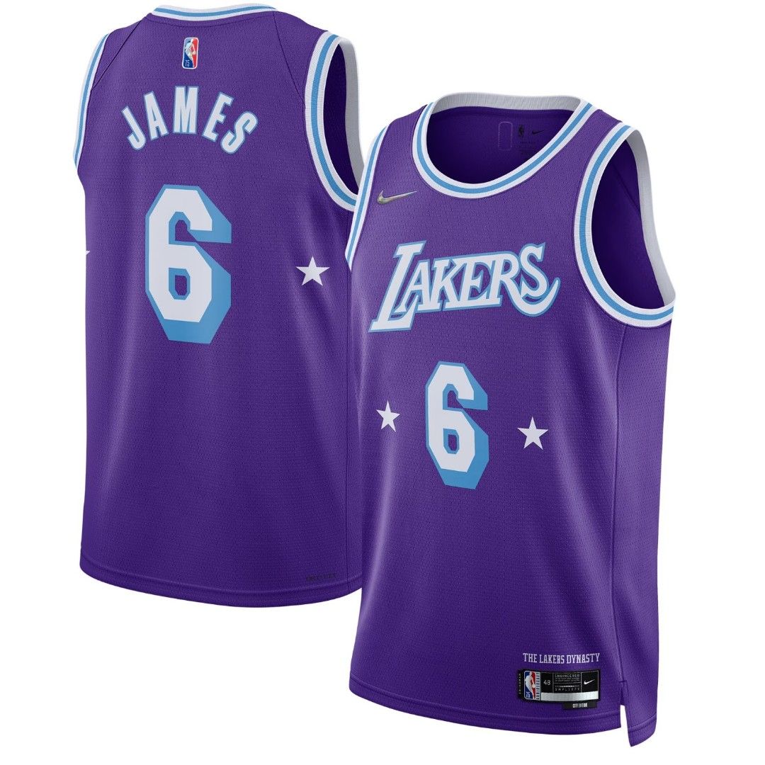 Lebron James Los Angeles Lakers City Edition Men s Fashion