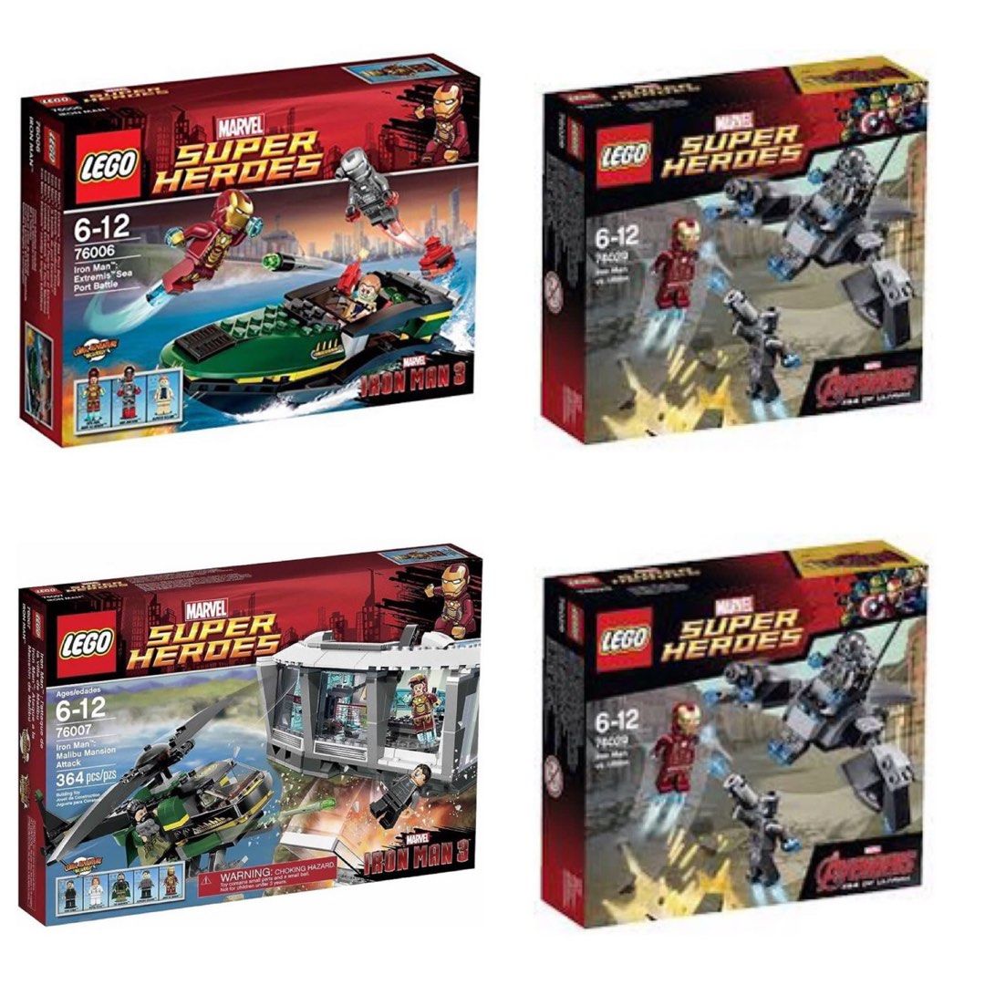 Lego iron shop man 3 boat