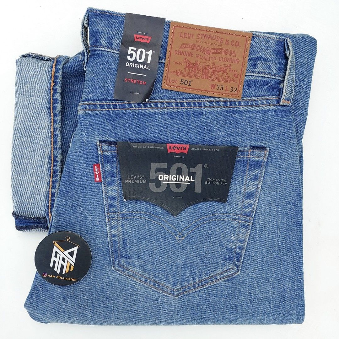 Levis 501 Straight Leg Fit Jeans