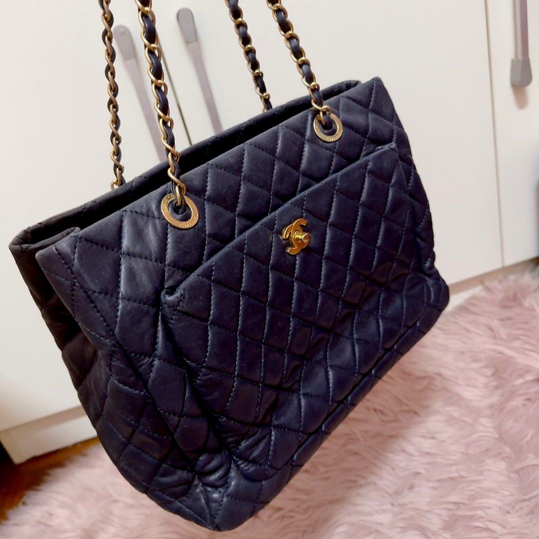 Used chanel tote bags clearance