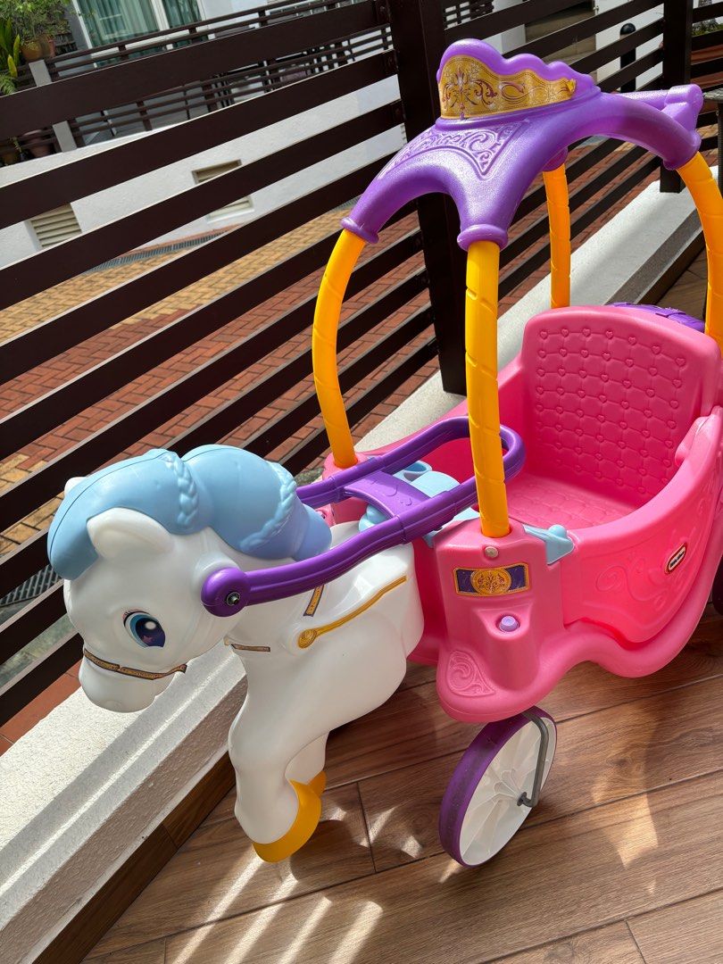 Little Tikes Princess Horse and Carriage, Hobbies & Toys, Toys & Games