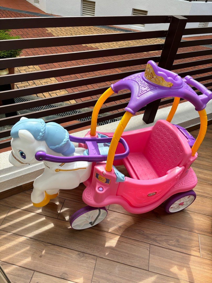 Little Tikes Princess Horse and Carriage, Hobbies & Toys, Toys & Games