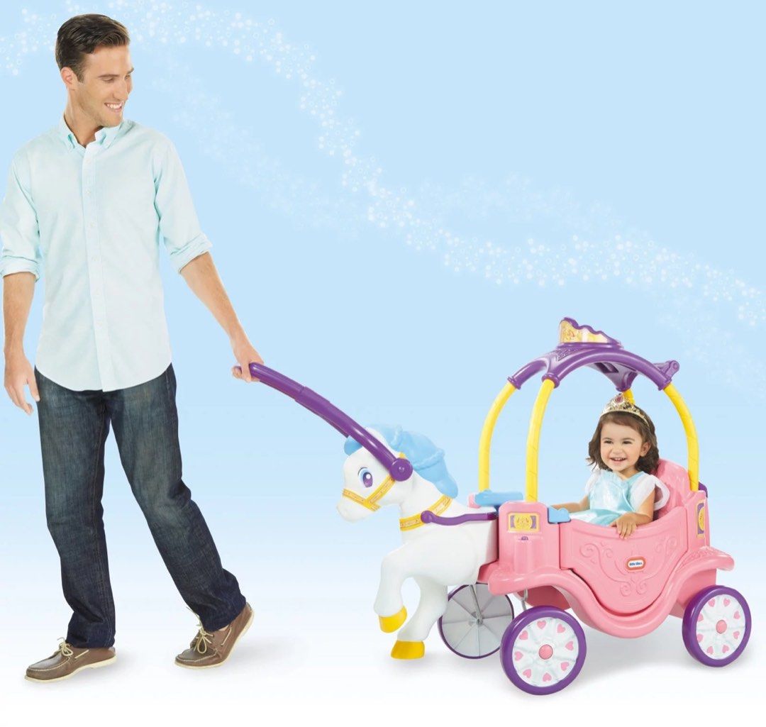 Little Tikes Princess Horse and Carriage, Hobbies & Toys, Toys & Games